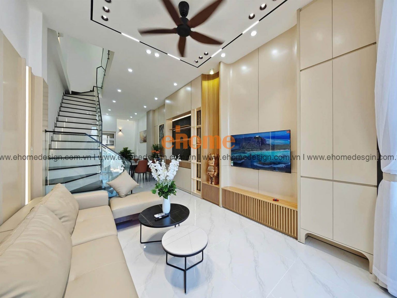 Thi công nội thất anh An Xã Phú Xuân - Ehome Interior Désign